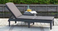 Allibert Sonnenliege Jaipur, Kunststoff, graphit/cool grey
