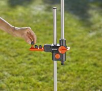 Gardena Gartendusche duo: Dusche mit zwei angenehmen Strahlarten, Brausestrahl oder Sprühnebel, Wassermenge stufenlos regulier- und absperrbar, gro...