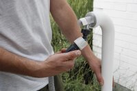 GF Garden, Aquapop 30, ausziehbarer Gartenschlauch im gebrauchsfertigen Set,30M, mit praktischer Aufbewahrungstasche aus Kunststoff, zum Bewässern ...