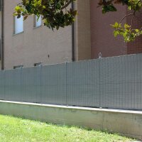 Tenax abschirmendes Gewebe Soleado Glam 1,00x5 Grau, Schattenspendender Sichtschutz zum Abschirmen von Balkonen, Terrassen, Umzänunungen und Toren