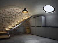 Terry, Jline 268, Schrank mit zwei Türen, 3 Einlegeböden, für den Innen- und Außenbereich - 68x37,5x163,5 cm