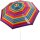 AKTIVE 62218 Sonnenschirm Durchmesser 200 cm, weißes Rohr 28/32 mm, Polyester UV50 Fiberglas