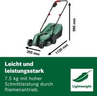 Bosch Akku-Rasenmäher EasyMower 18V-32-200 (1x 4,0 Ah Akku, 18-Volt-System, Schnittkreisdurchmesser: 32 cm, im Karton)
