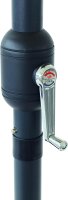 Garden Friend o850003/und, Sonnenschirm, Durchmesser von 3 X 2,4 M, gelb