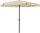 Garden Friend o850003/und, Sonnenschirm, Durchmesser von 3 X 2,4 M, gelb