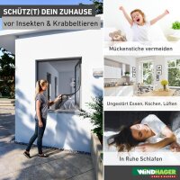 Windhager Insektenschutz Magnetfenster, Magnet Rahmen...
