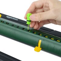 Amazon Basics Oszillierender Wassersprinkler mit 2-Wege-Einstellung und 3/4-Zoll-Werkzeugadapter (19 mm), Schwarz, 49,7 x 17 x 8cm