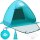 BGIUSQF Strandmuschel, Himmelblau Strandmuschel Pop up, Strandmuschel Baby UV Schutz 50, Pop up Zelt 200 x 150 x 110 cm, Strandzelt für 2-3 People,...