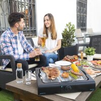 Cecotec PerfectSteak 4200 Way Elektrischer Grill. Tischgrill, Grillrost aus Edelstahl, Höhenverstellbar in 3 Stufen, Fettauffangschale, Verstellbar...