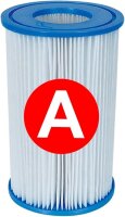 Intex 28638 Kartuschenfilter 3785 Liter/h, 99 W, 0.5 A, 230V Anschluss, Durchmesser 32 mm, Kartusche A