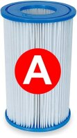 Intex 28638 Kartuschenfilter 3785 Liter/h, 99 W, 0.5 A, 230V Anschluss, Durchmesser 32 mm, Kartusche A