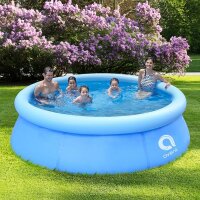 Jilong Freistehender Pool Marin Blue rund, Blau, 300 x 76 cm