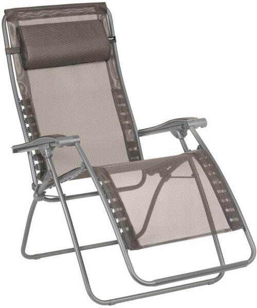 Lafuma Relax-Liegestuhl, Klappbar und verstellbar, RSXA Clip, Batyline, Farbe: Graphite, LFM2035-8717