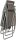 Lafuma Relax-Liegestuhl, Klappbar und verstellbar, RSXA Clip, Batyline, Farbe: Graphite, LFM2035-8717