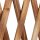 Relaxdays Rankgitter Holz, ausziehbar bis 200cm, Rankhilfe Kletterpflanzen, freistehend, Garten, Balkon, Terrasse, natur, 98 x 200 x 30 cm, Geflammt
