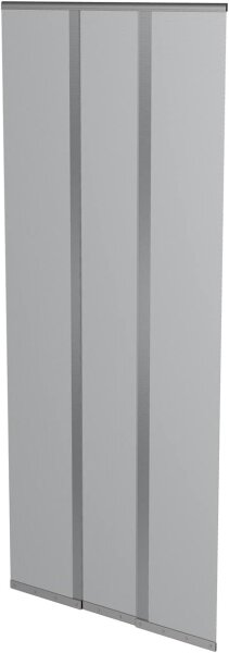 Windhager Insektenschutz PLUS Türvorhang Easy Lamellenvorhang Fliegengitter individuell kürzbar, 95 x 220 cm, anthrazit