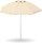 GARDENIA Strandschirm für den Strand, Garten, Durchmesser 200 cm, mit Stange, 32 mm, Gestell aus Glasfaser und Beschichtung aus Polyester, UV-bestä...