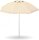 GARDENIA Strandschirm für den Strand, Garten, Durchmesser 200 cm, mit Stange, 32 mm, Gestell aus Glasfaser und Beschichtung aus Polyester, UV-bestä...