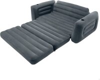 Intex Schlafcouch 66552, Hellgrau, Größe 203 x 231 x 66 cm