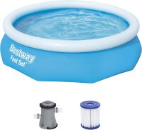 Bestway Fast Set Pool mit Filterpumpe, 305 x 76 cm, blau
