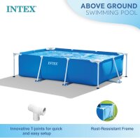 Intex Rectangular Frame Pool - Aufstellpool - 260 x 160 x 65 cm