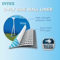 Intex Rectangular Frame Pool - Aufstellpool - 260 x 160 x 65 cm