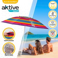 AKTIVE 62218 Sonnenschirm Durchmesser 200 cm,...