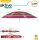 AKTIVE 62218 Sonnenschirm Durchmesser 200 cm, weißes Rohr 28/32 mm, Polyester UV50 Fiberglas