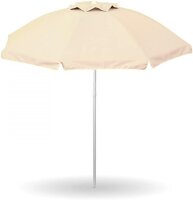 GARDENIA Strandschirm für den Strand, Garten, Durchmesser 200 cm, mit Stange, 32 mm, Gestell aus Glasfaser und Beschichtung aus Polyester, UV-bestä...