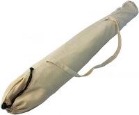 GARDENIA Strandschirm für den Strand, Garten, Durchmesser 200 cm, mit Stange, 32 mm, Gestell aus Glasfaser und Beschichtung aus Polyester, UV-bestä...