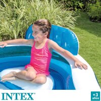 Intex 56475NP - Inflatable Swim Center Family Lounge, 90 x 90 x 26 inches, Multi-color