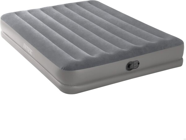 Intex 64114 Luftbett DuraBeamPrestige Queen mit FastFill USB Pumpe