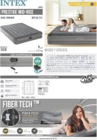 Intex 64114 Luftbett DuraBeamPrestige Queen mit FastFill USB Pumpe
