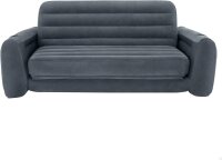 Intex Schlafcouch 66552, Hellgrau, Größe 203 x 231 x 66 cm