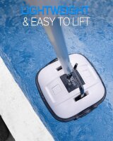 WYBOT Poolroboter Akku, Poolsauger für 100 Minuten Betriebsdauer, Auto-Parken, Starke Saugkraft, Zwei Wasserzuläufe, Automatischer Poolreiniger für...